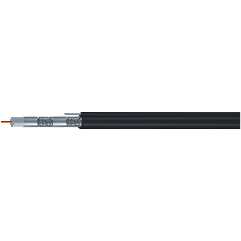 RG11 Dörtlü Ekranlı Messenger 75 Ohm Koaksiyel Kablo
